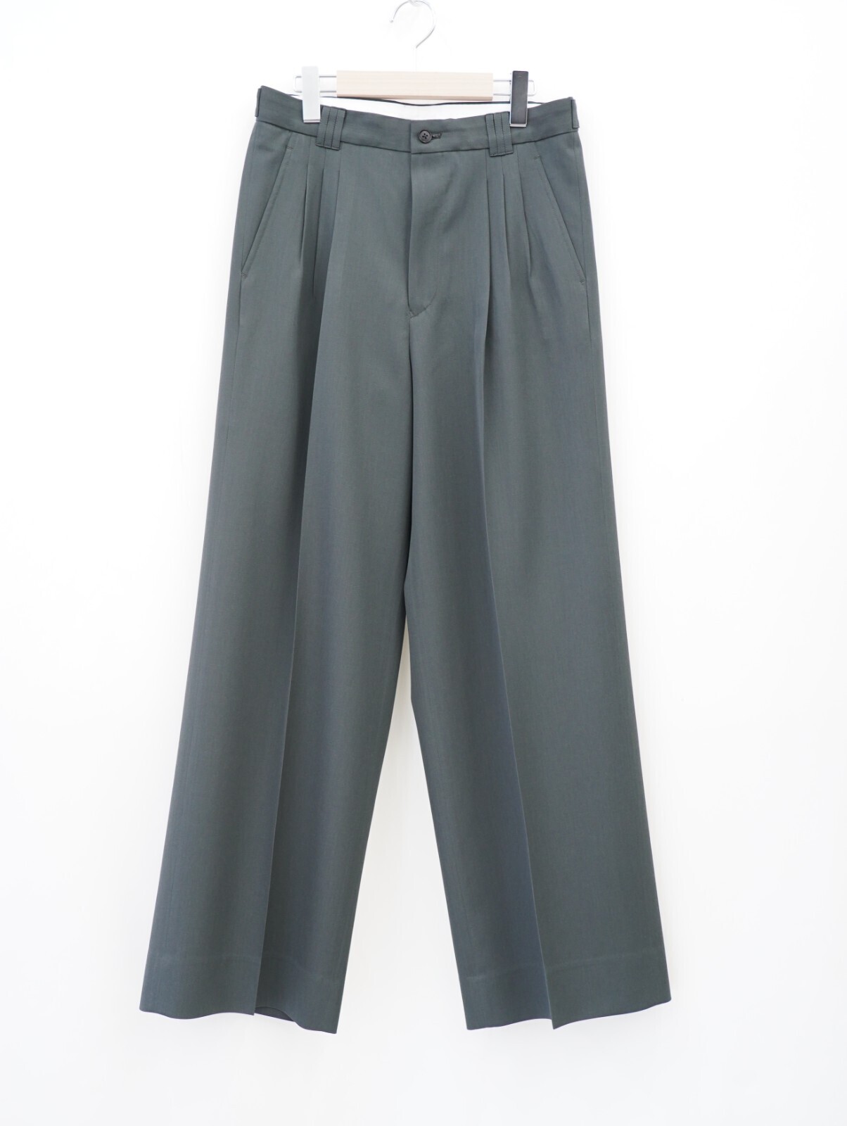 YOKE 남성 3pleated Wide-leg Trousers 이미지7