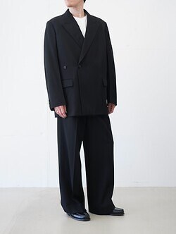 ヨーク メンズ 3プリーツワイドレッグトラウザーズ 画像5