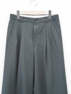 YOKE 남성 3pleated Wide-leg Trousers 이미지9