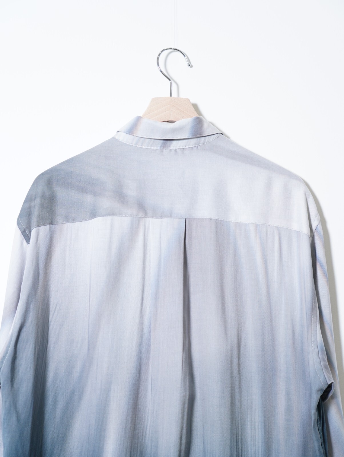 ヨーク メンズ ハンドペイントローンルーズフィットシャツ 画像5