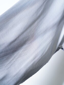 ヨーク メンズ ハンドペイントローンルーズフィットシャツ 画像10