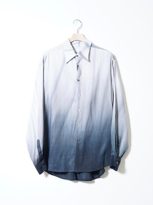 ハンドペイントローンルーズフィットシャツ｜ヨーク メンズ