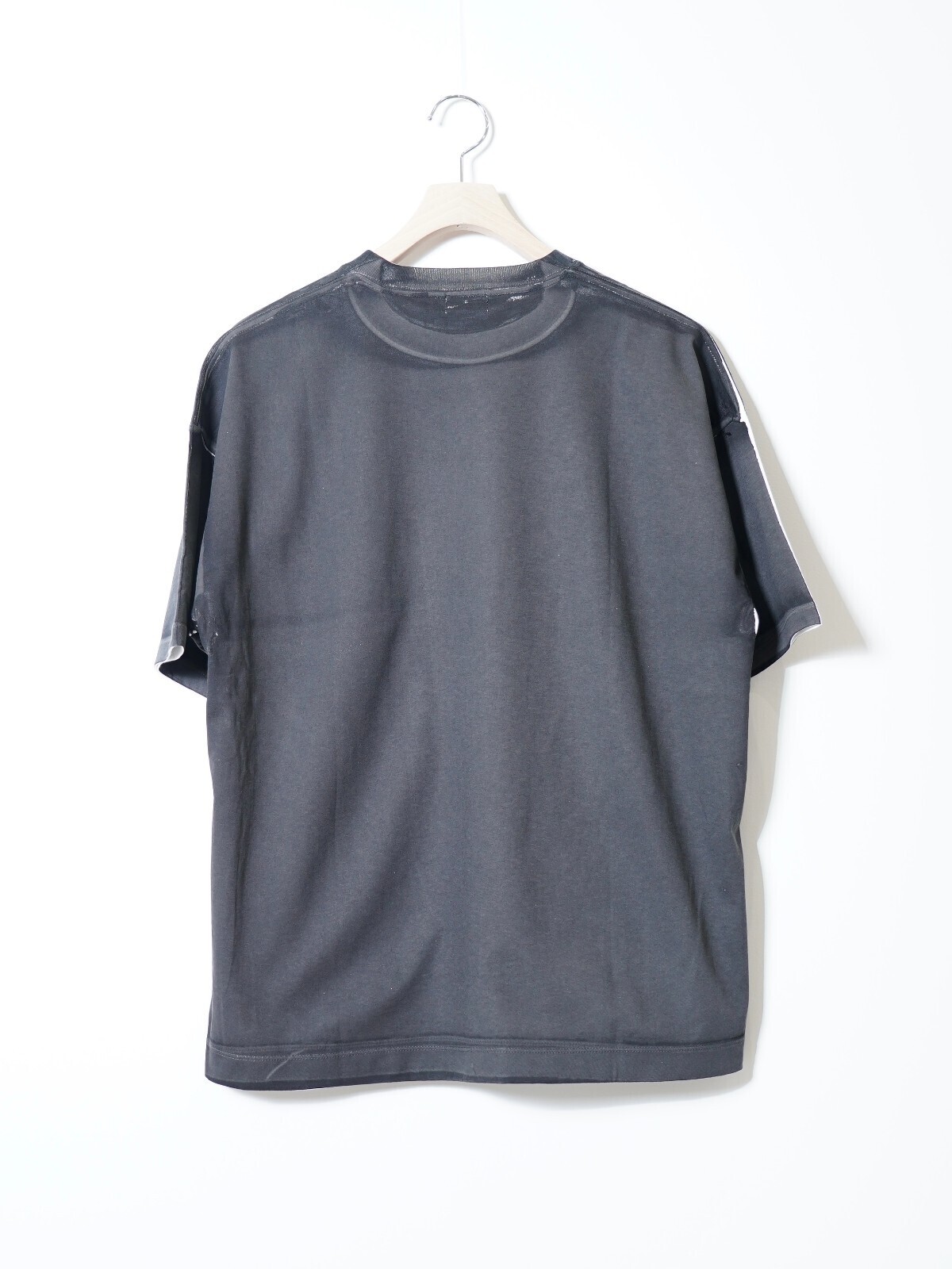 YOKE MENS All-over Pigment Printed T-shirt IMAGE5