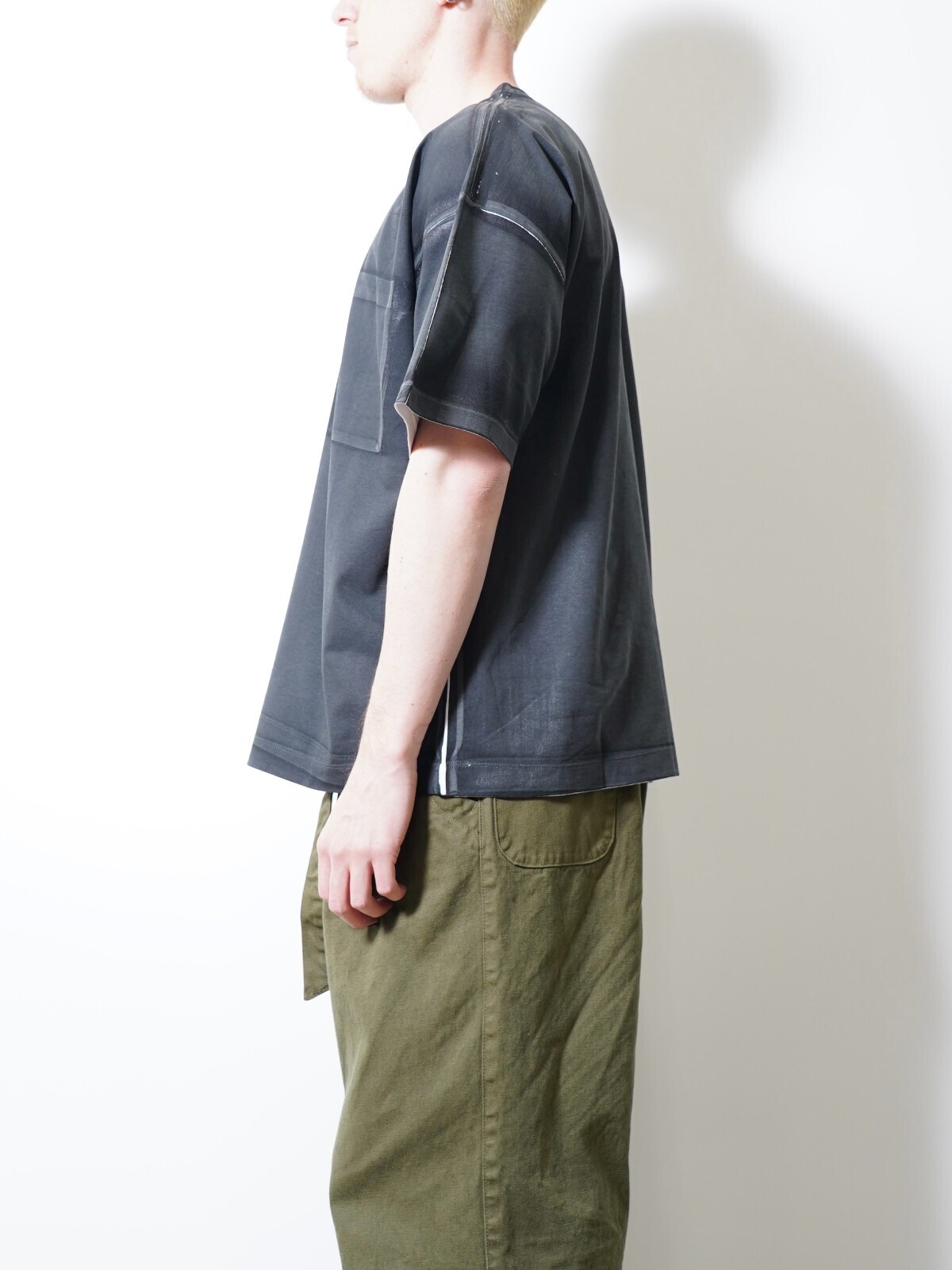 YOKE 男裝 All-over Pigment Printed T-shirt 圖片11