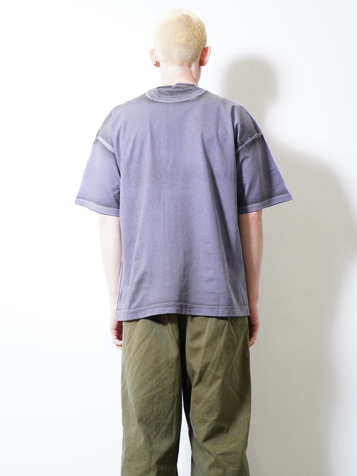 YOKE 男裝 All-over Pigment Printed T-shirt 圖片6