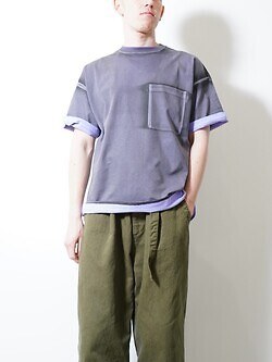 YOKE 男裝 All-over Pigment Printed T-shirt 圖片7
