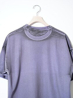YOKE MENS All-over Pigment Printed T-shirt IMAGE3