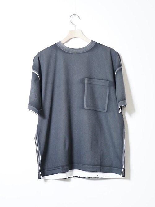 All-over Pigment Printed T-shirt｜YOKE MENS