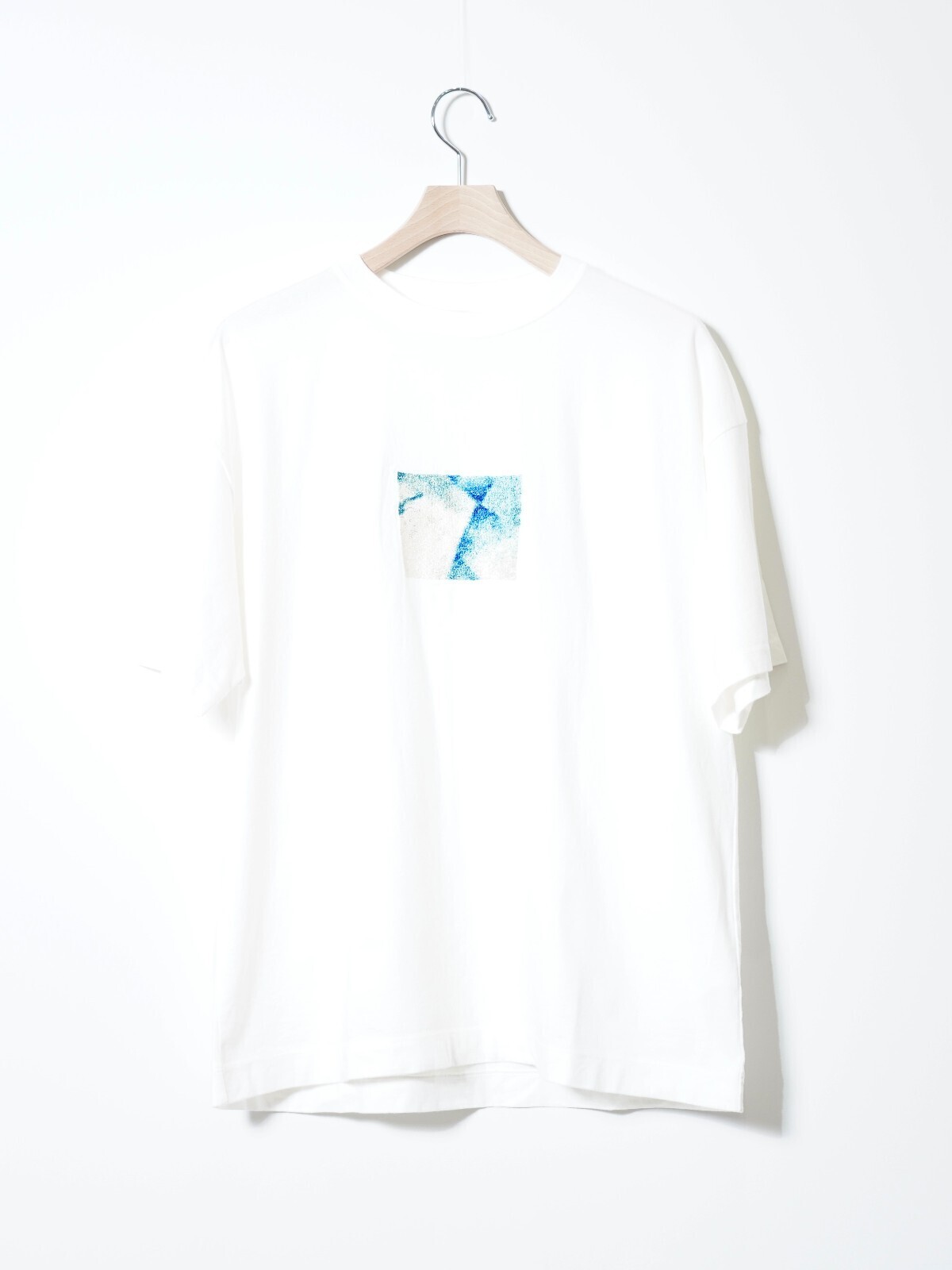 YOKE MENS Abstract Embroited T-shirt IMAGE1