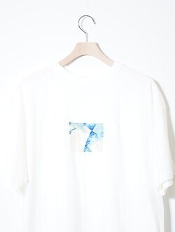 YOKE MENS Abstract Embroited T-shirt IMAGE2