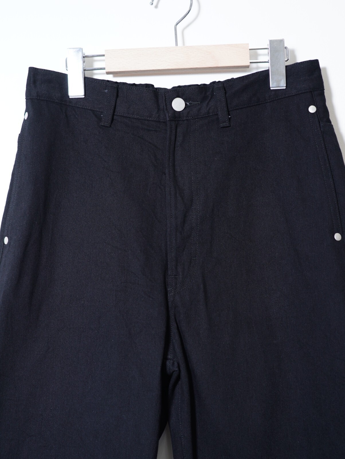 YOKE 남성 Denim Wide Straight Pants 이미지3