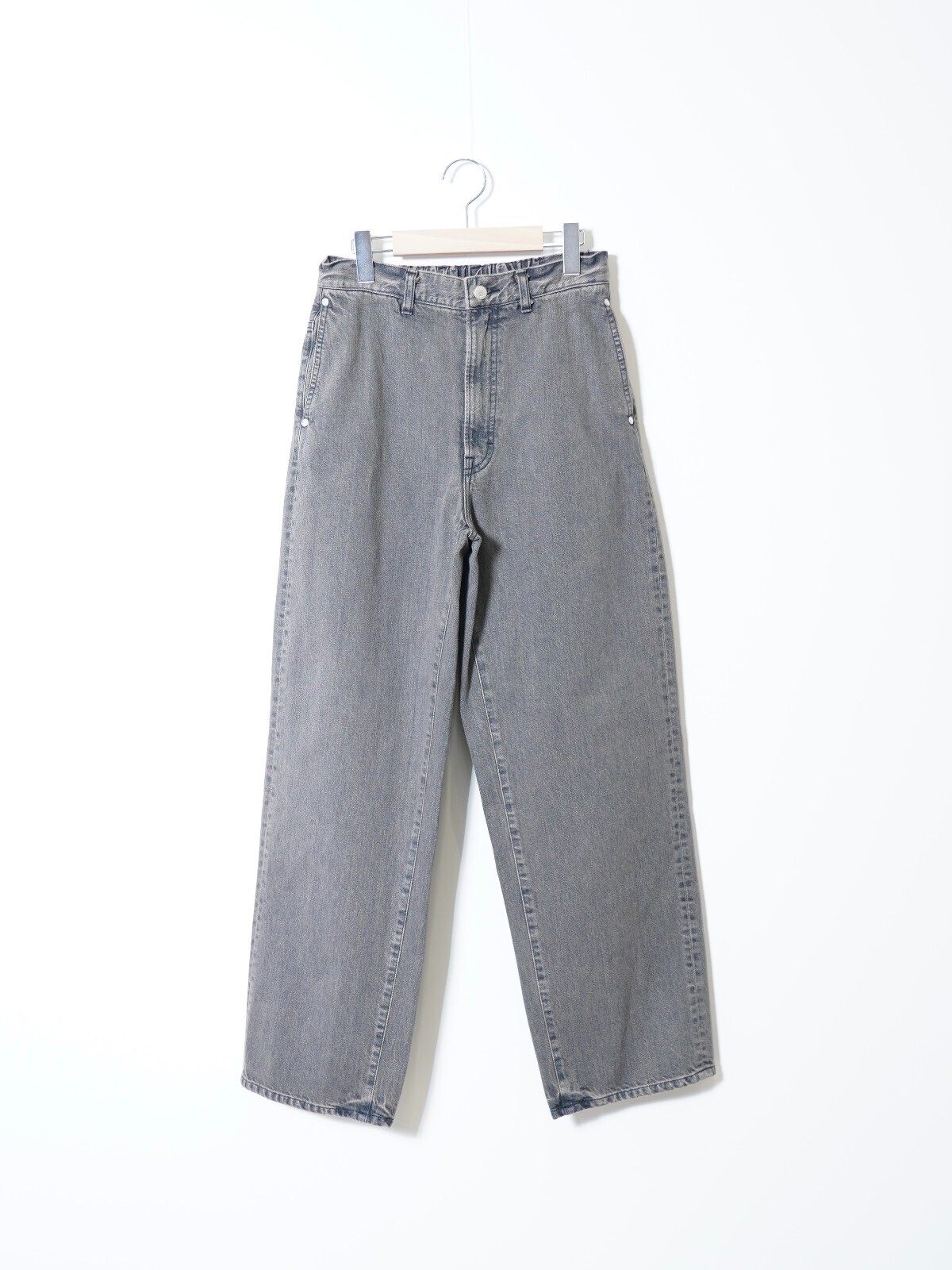 YOKE 男士 Denim Wide Straight Pants Vintage Wash 图片1