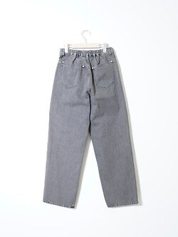 YOKE 男士 Denim Wide Straight Pants Vintage Wash 图片2