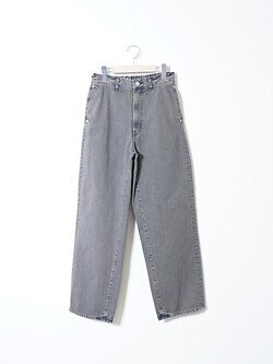 YOKE 男士 Denim Wide Straight Pants Vintage Wash 图片1
