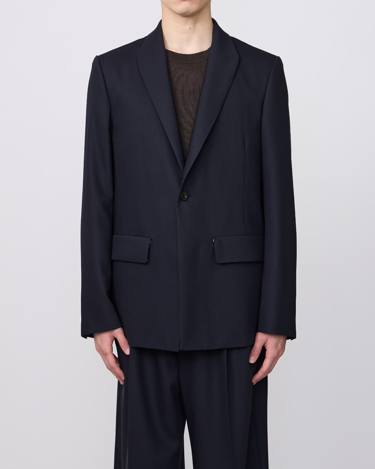 IRENISA 남성 MODIFIED SHAWL COLLAR JACKET (26SS) 이미지1