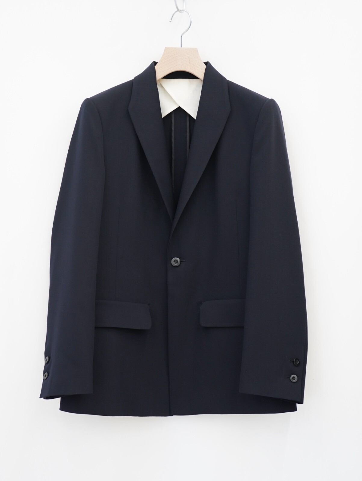 IRENISA 남성 MODIFIED SHAWL COLLAR JACKET (26SS) 이미지7