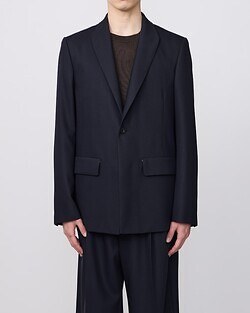 IRENISA 남성 MODIFIED SHAWL COLLAR JACKET (26SS) 이미지1