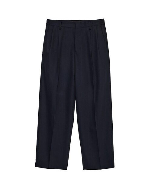 TWO TUCKS WIDE TROUSERS (26SS)｜IRENISA MENS