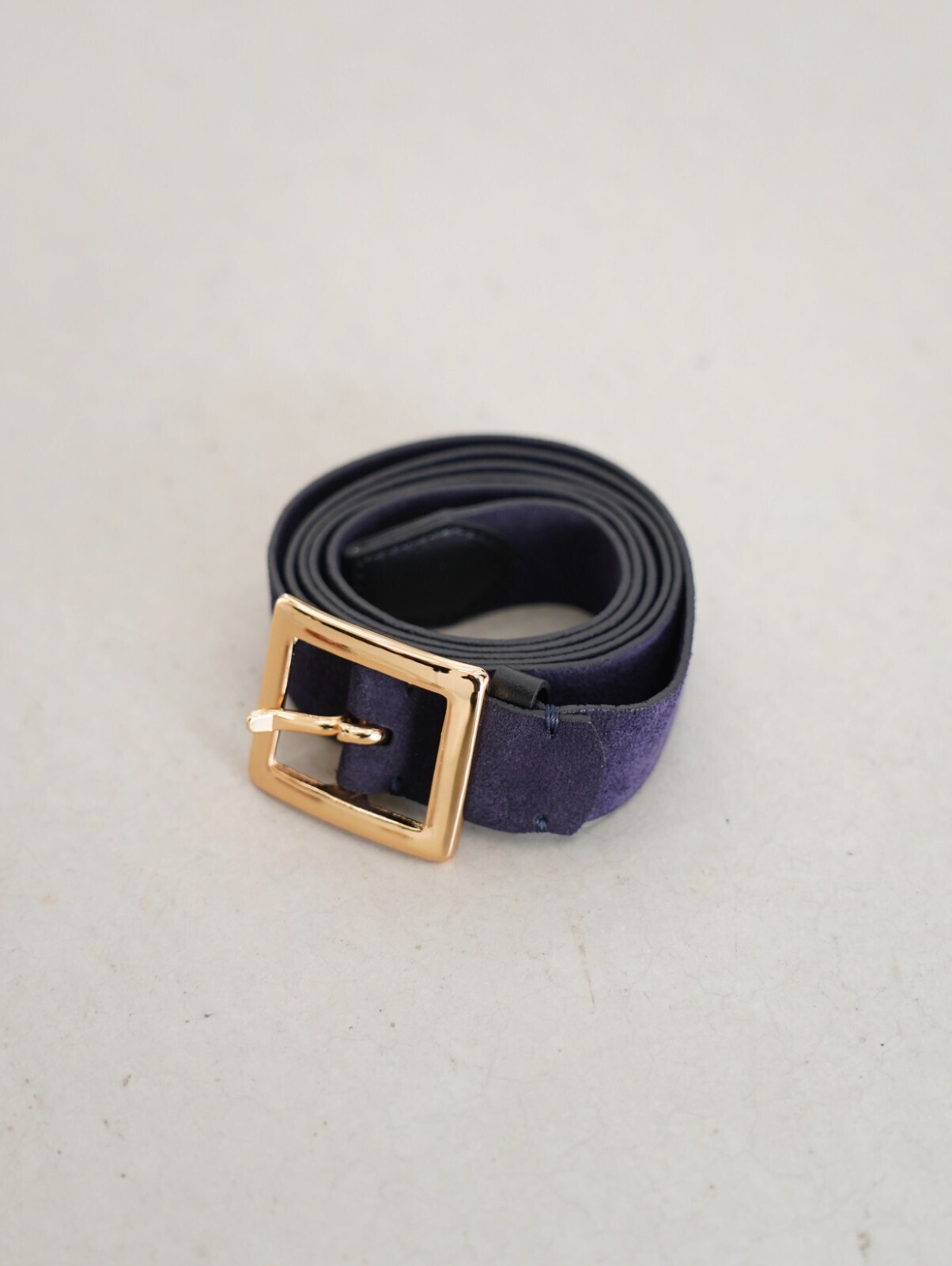 フジ レディース & メンズ スエードナローベルト 画像2