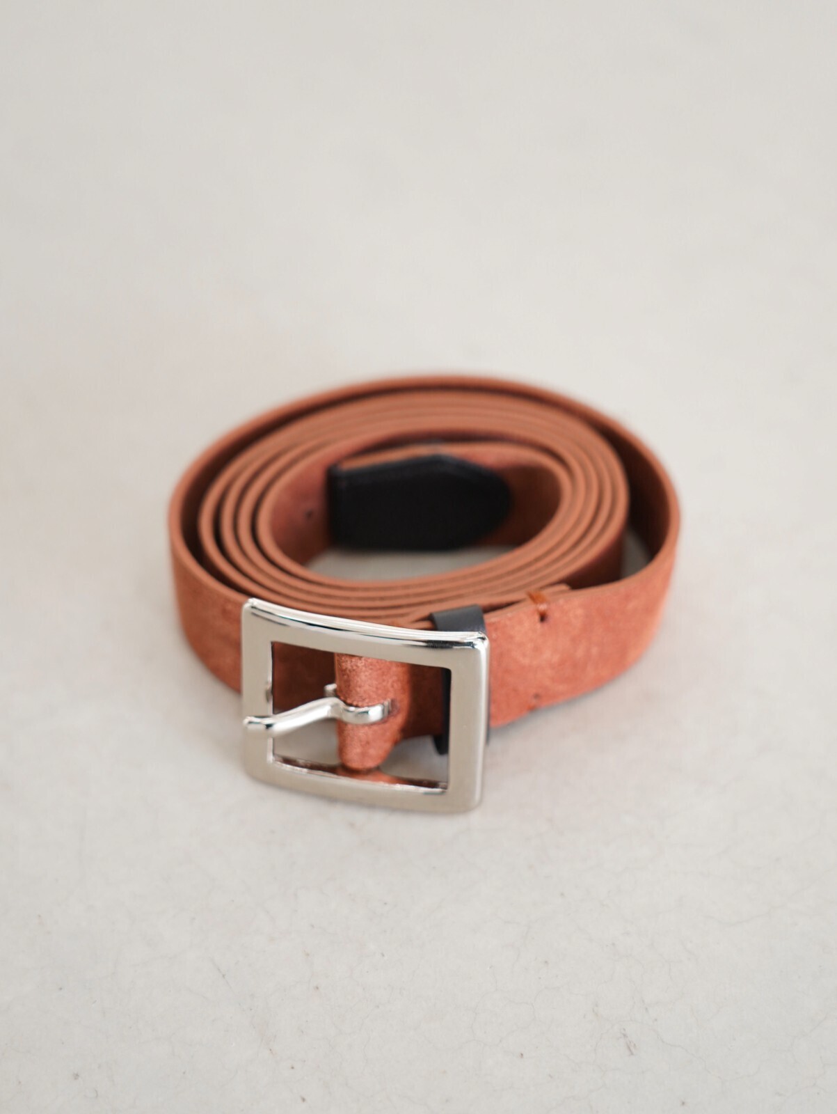 フジ レディース & メンズ スエードナローベルト 画像6