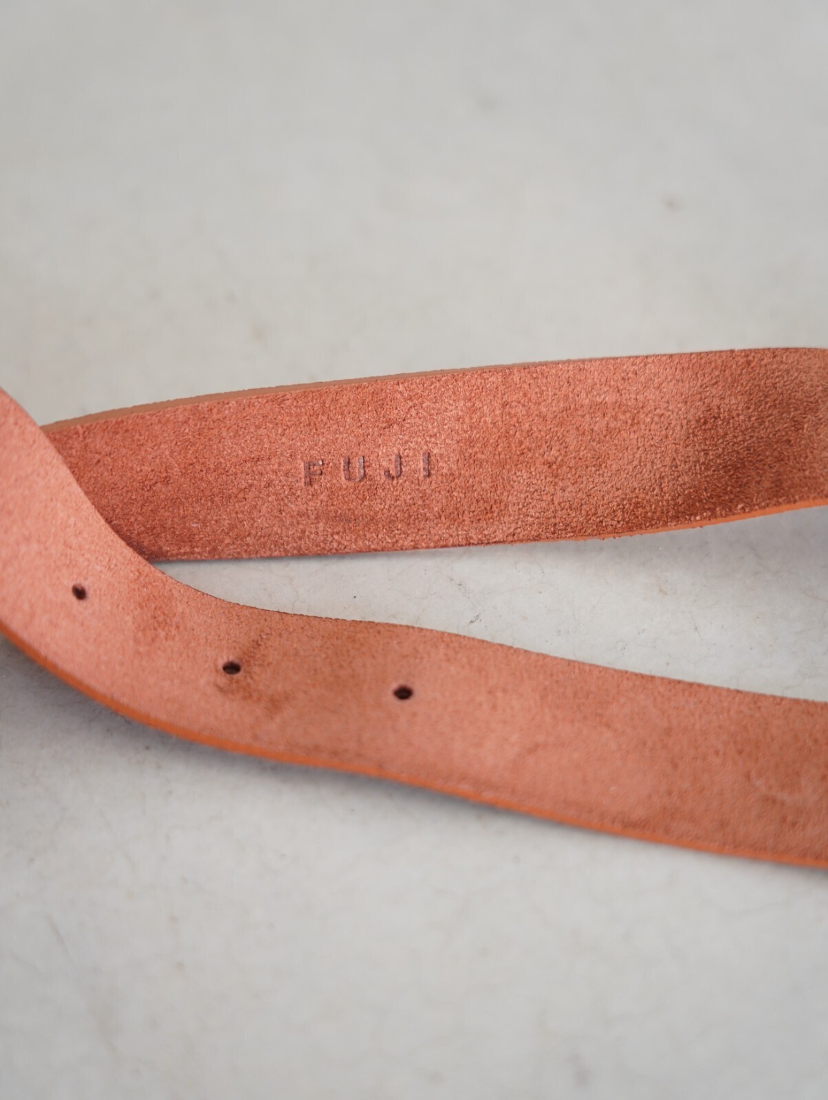 フジ レディース & メンズ スエードナローベルト 画像8