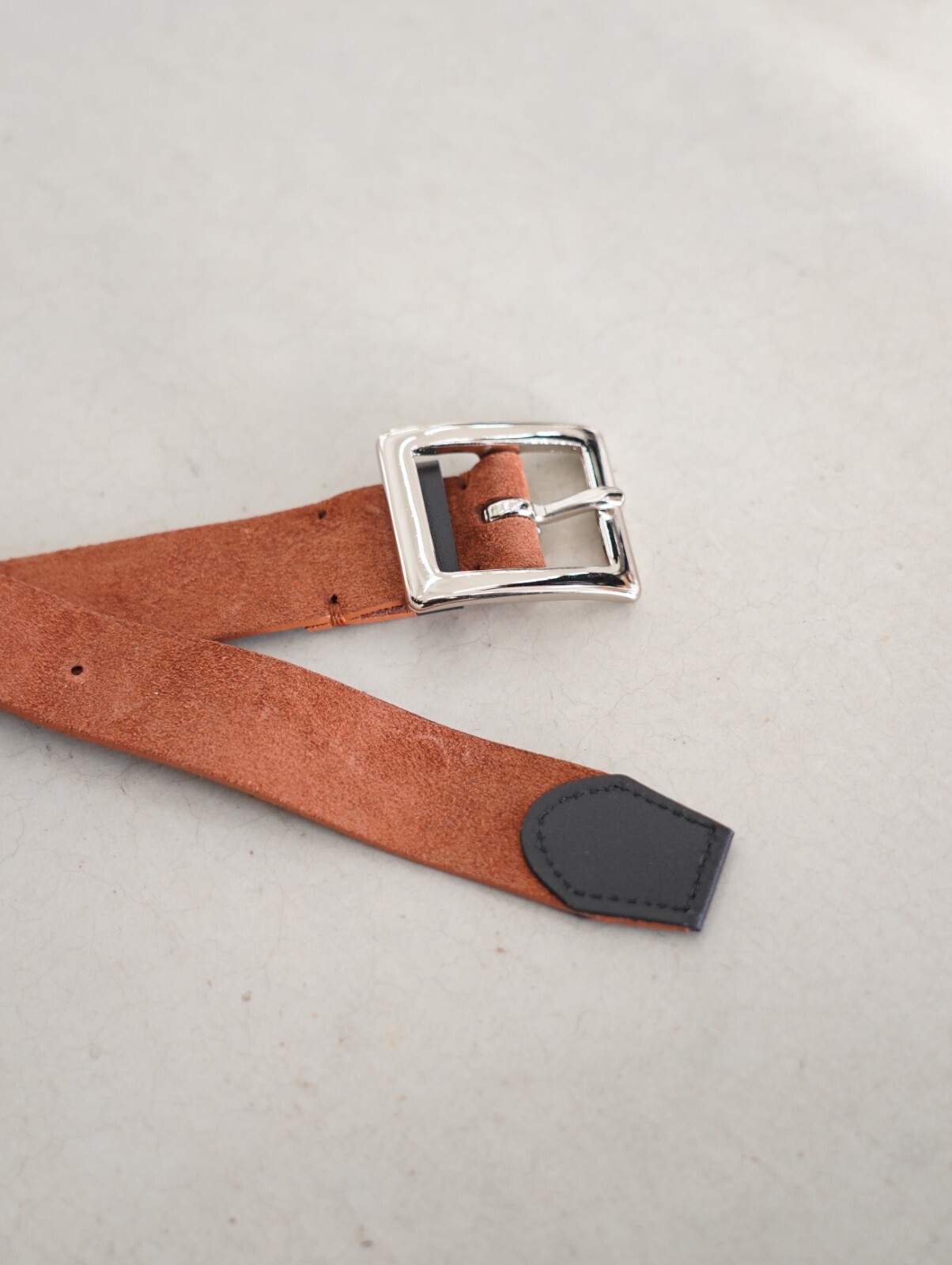 フジ レディース & メンズ スエードナローベルト 画像7