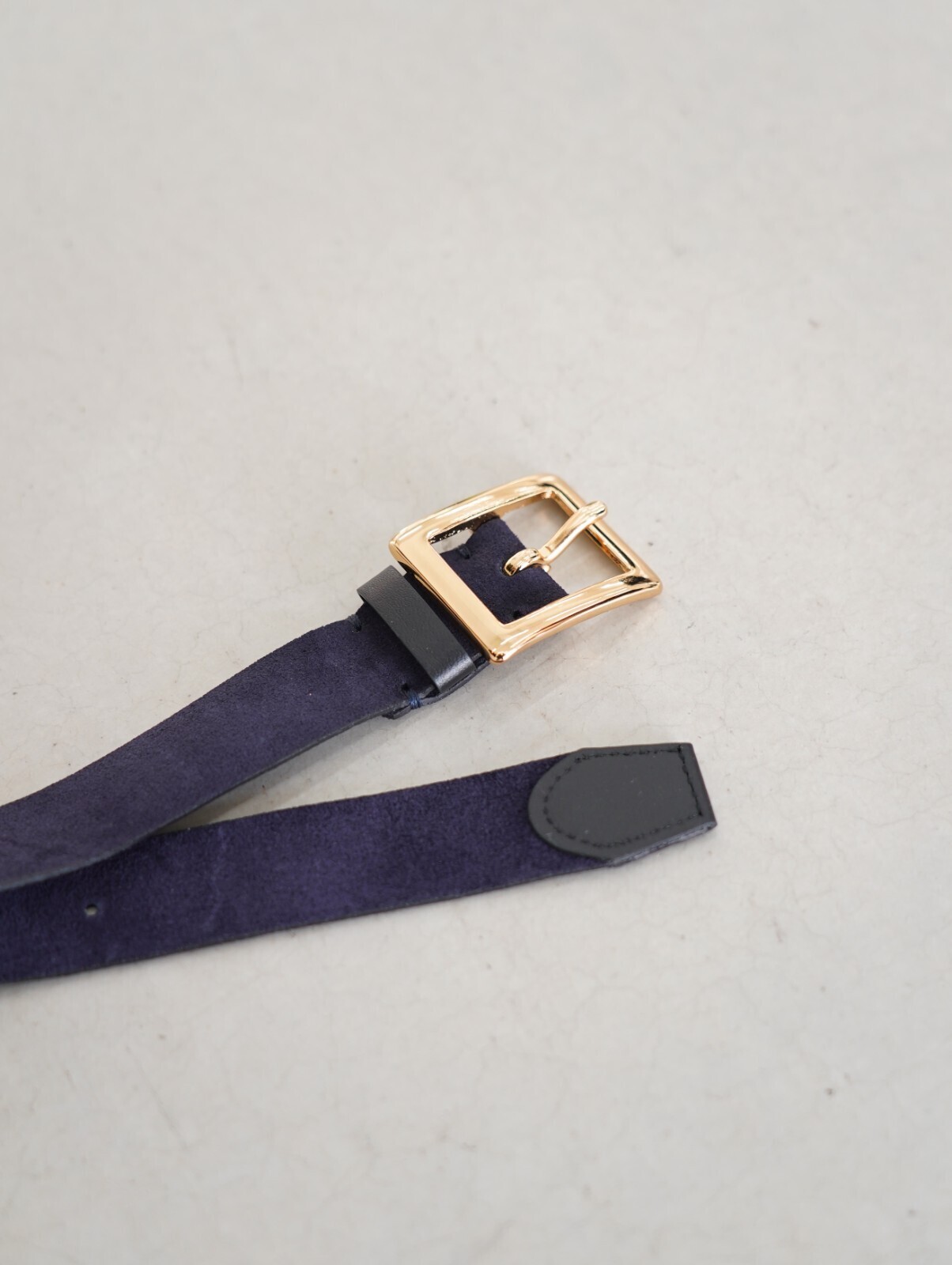 フジ レディース & メンズ スエードナローベルト 画像3