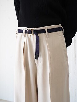 フジ レディース & メンズ スエードナローベルト 画像6