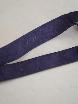 フジ レディース & メンズ スエードナローベルト 画像4