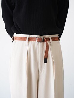 フジ レディース & メンズ スエードナローベルト 画像11