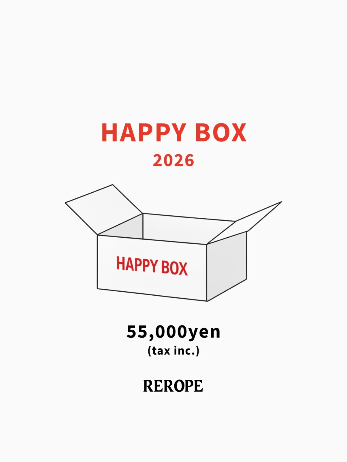 WOMENS & MENS HAPPY BAG 2026 -55,000yen- IMAGE1