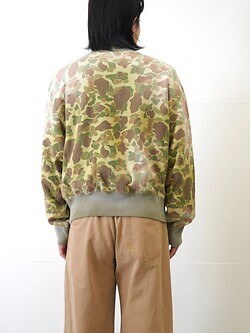 KHOKI MENS Camo Sweat Cardigan IMAGE4