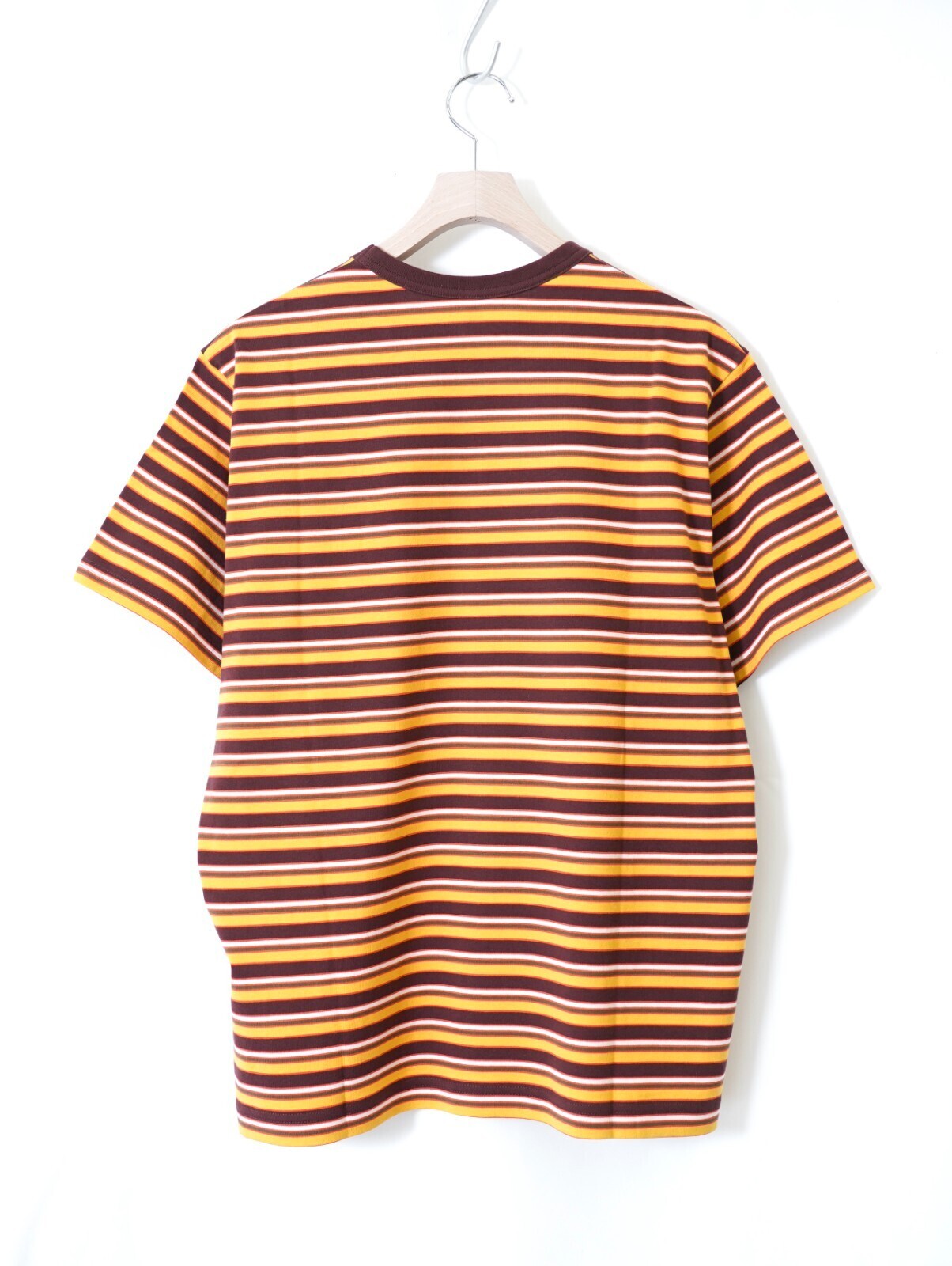 KHOKI MENS Hand-Embroidered Stripe T-Shirt IMAGE6