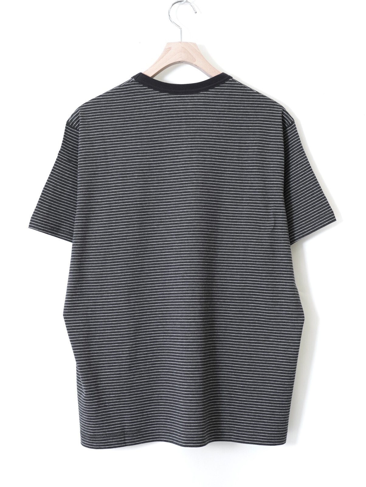 KHOKI MENS Hand-Embroidered Stripe T-Shirt IMAGE14