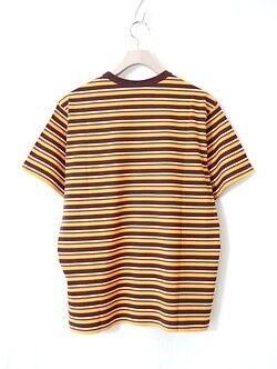 KHOKI MENS Hand-Embroidered Stripe T-Shirt IMAGE6