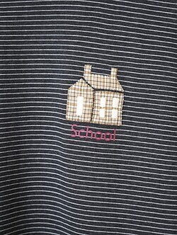 KHOKI MENS Hand-Embroidered Stripe T-Shirt IMAGE16