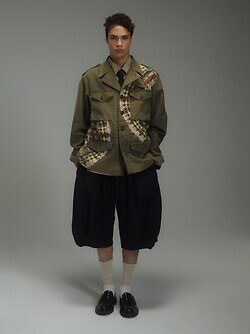 KHOKI MENS Pleated Balloon Dress Shorts IMAGE7