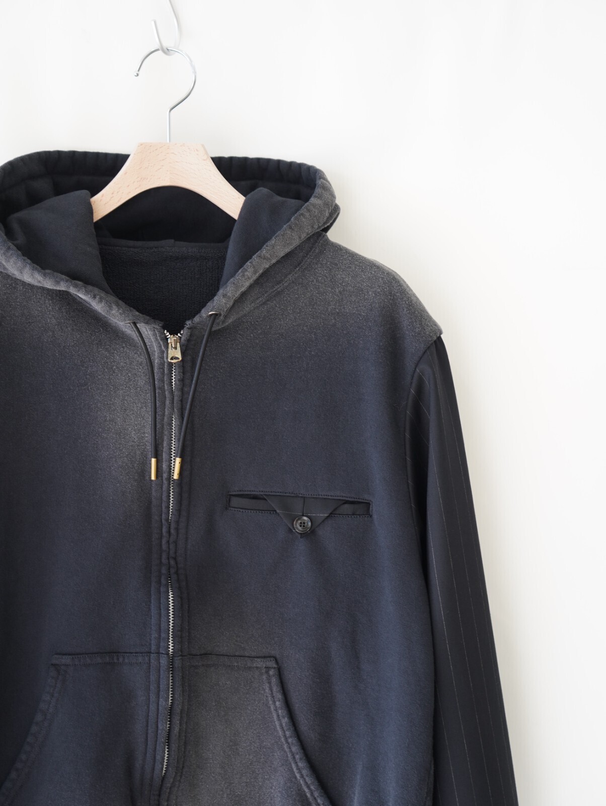 KHOKI MENS Combination Zip Hoodie IMAGE3