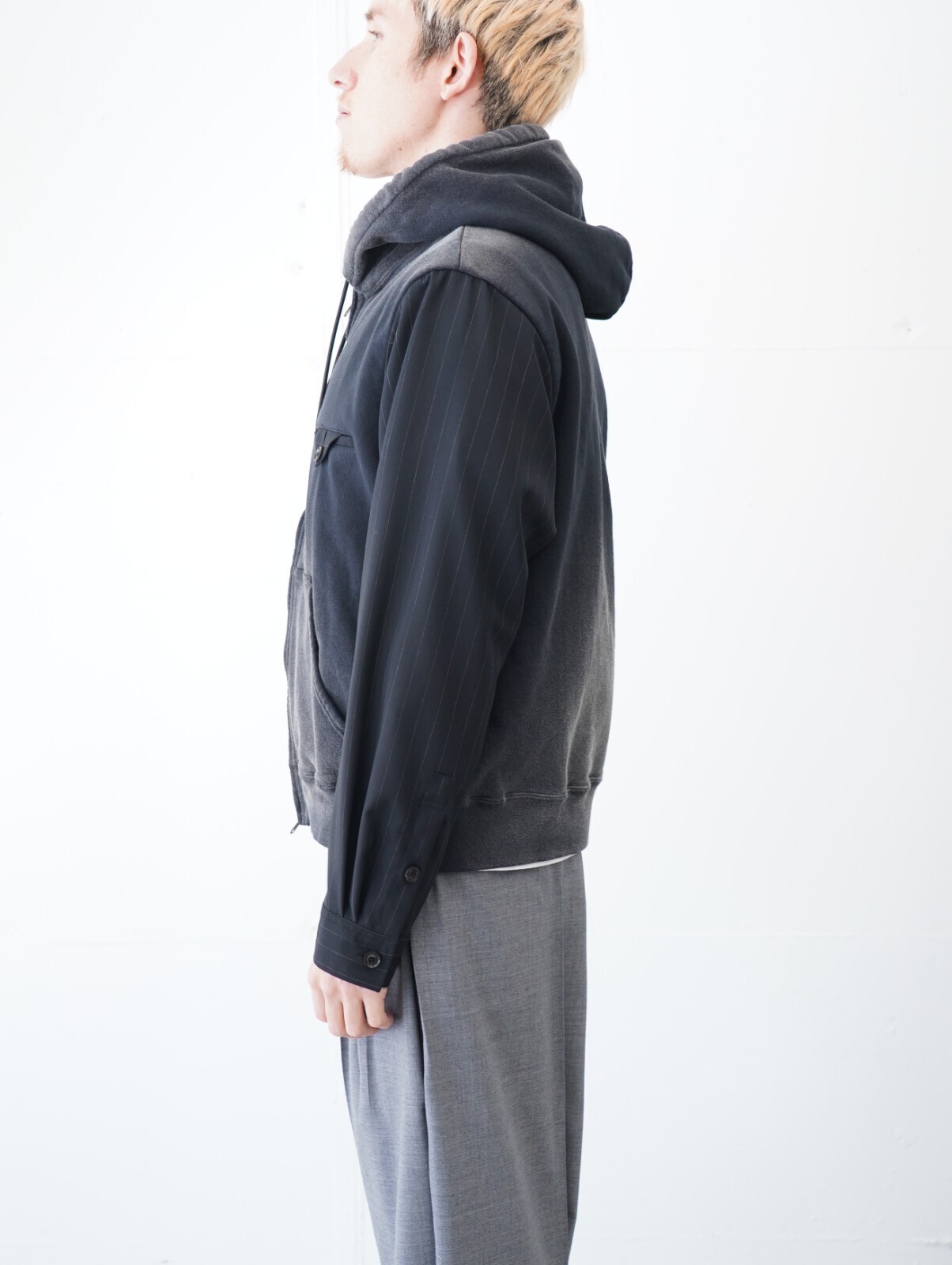 KHOKI 男士 Combination Zip Hoodie 圖片2