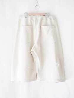 KHOKI MENS Pleated Balloon Sweat Shorts IMAGE2