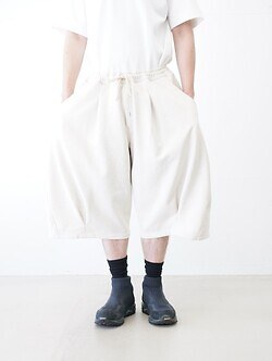 KHOKI 男士 Pleated Balloon Sweat Shorts 圖片4