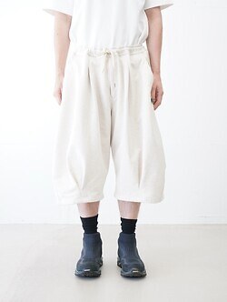 KHOKI 男士 Pleated Balloon Sweat Shorts 圖片1