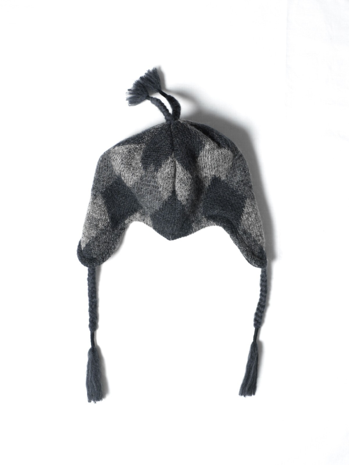 ダイリク メンズ アーガイルパイロットニットキャップ 画像8