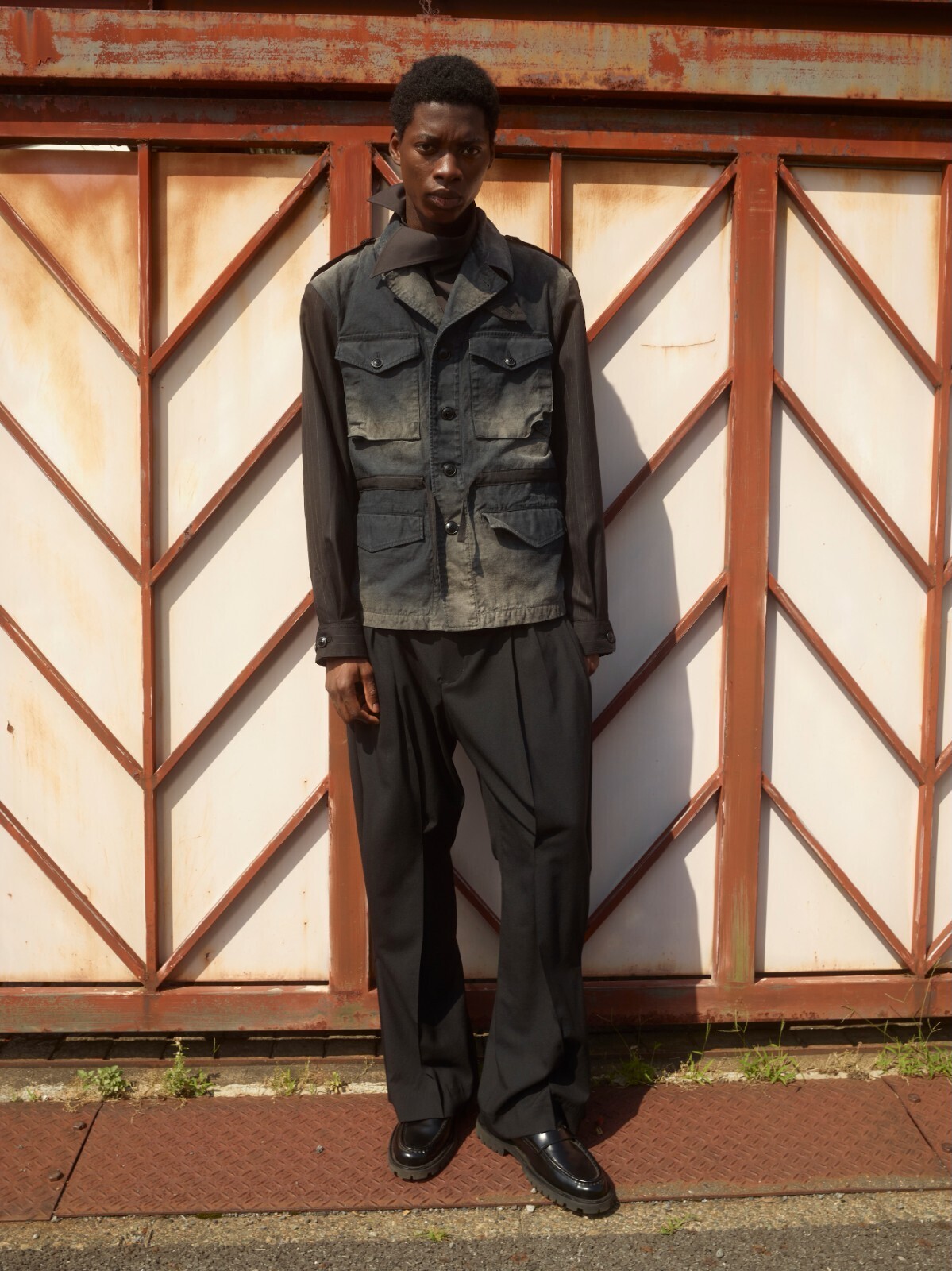 KHOKI MENS Pleated Dress Pants IMAGE7