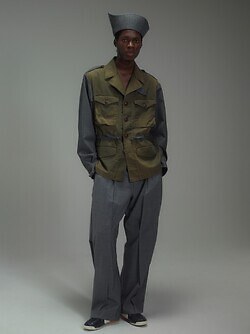 KHOKI MENS Pleated Dress Pants IMAGE12