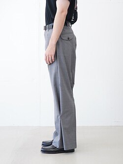 KHOKI 남성 Pleated Dress Pants 이미지13