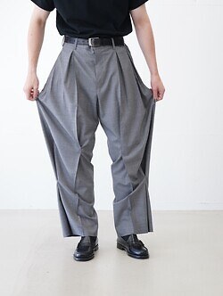 KHOKI 남성 Pleated Dress Pants 이미지16