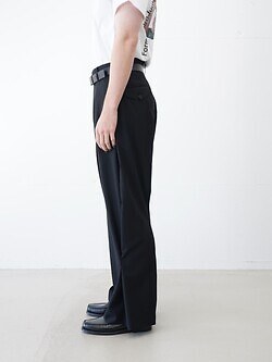 KHOKI 남성 Pleated Dress Pants 이미지2