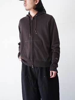 プロダクトトゥエルブ メンズ スーパー140s メリノウールジップアップパーカ 画像8