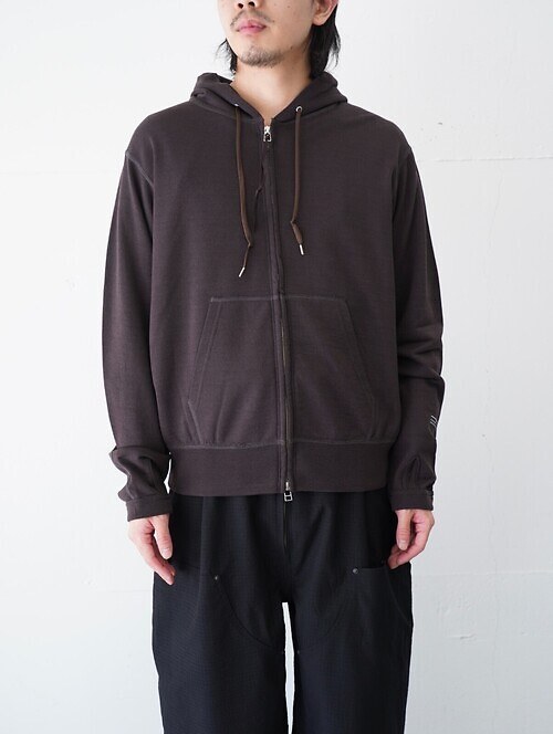 スーパー140s メリノウールジップアップパーカ｜プロダクトトゥエルブ メンズ